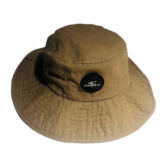 O’Neill‎ Tan Floppy Bucket Hat Great For Beach Cruise Fishing One Size,NEW - Picture 1 of 7